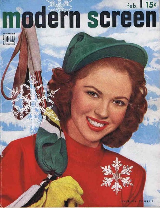 MODERN SCREEN magazine cover Issue 207 February 1948